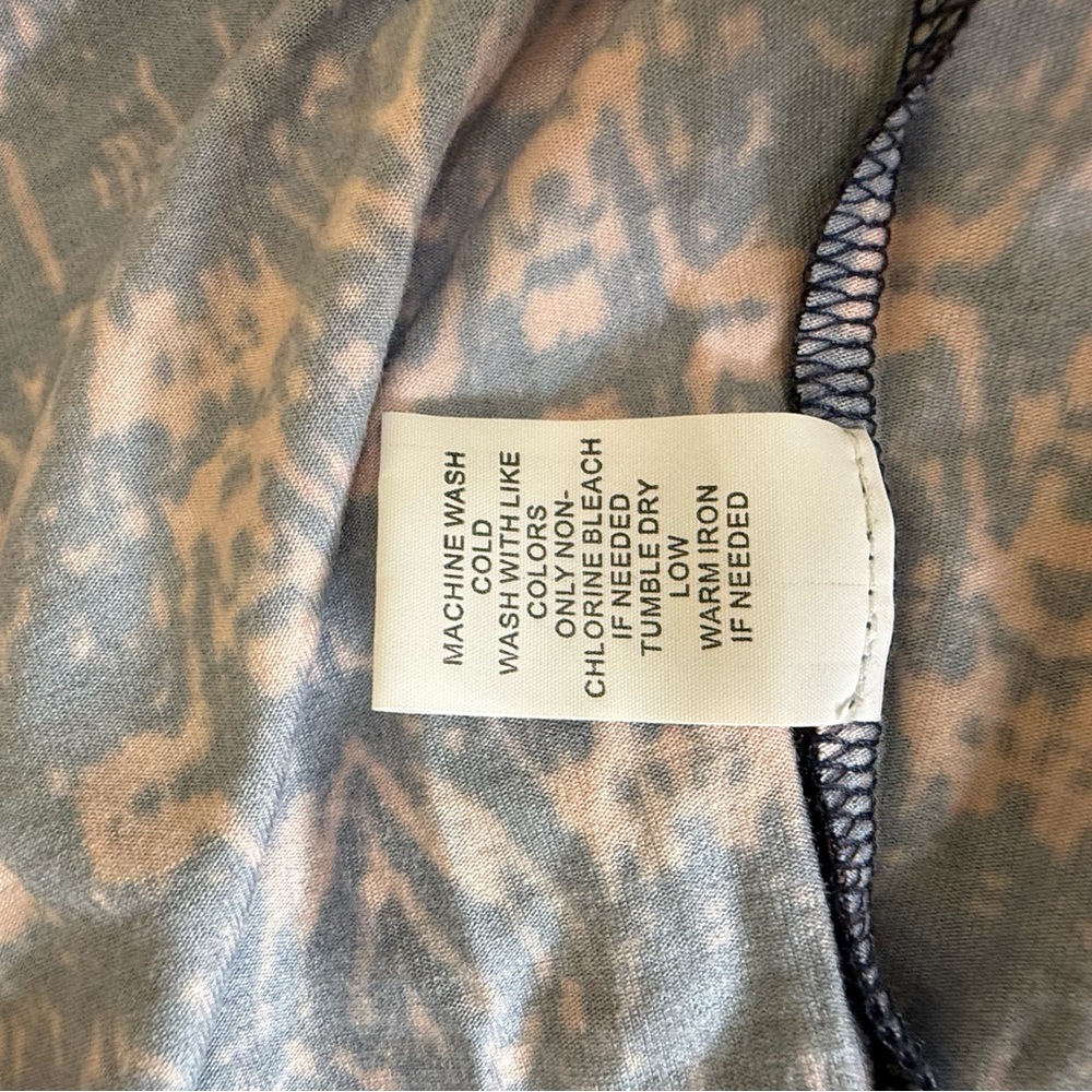 Stitch Fix Market & Spruce Maeby Geo Print Dress Navy Blue Pink Large - Picture 5 of 6